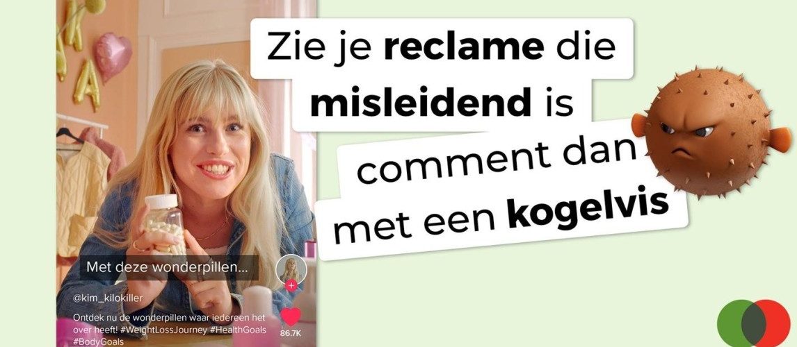 Nieuwe campagne tegen misleiding via social media: foute influencers verdienen een 'kogelvis'